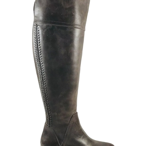 Vince Camuto Bendra Distressed urban boots size 5. Grey is color but looks brown - Picture 2 of 16